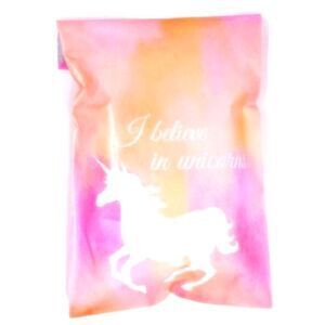 25 Pink & Orange Unicorn Poly Mailers Size 6x9